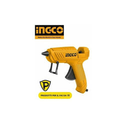 Ingco - Pistola per Colla a Caldo 100 w Termocollante 2 Stick di Colla Legno Carta