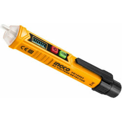Ingco - Cercafase Tester elettronico Rilevatore di Tensione - Corrente - Sonoro