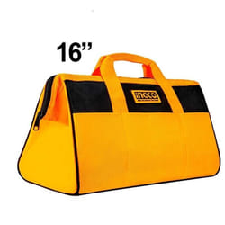 Ingco - Borsa porta attrezzi da lavoro Portautensili 16 Sacca portattrezzi Tasche