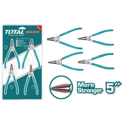 Total - set mini pinze per anelli elastici interni esterni e o-ring 180mm 4pz