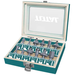 Total - set 12PZ frese per fresatriche diametro stelo 6mm accessori TOTTACSR0121