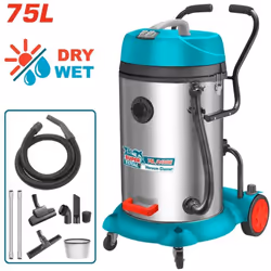 Bidone Aspiratutto 75L - Potenza e Capacità Industriali Il bidone aspiratutto da 75L è progettato per grandi operazioni di pu ...