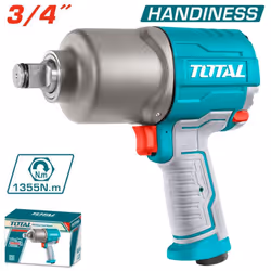 Avvitatore ad aria compressa 3/4" TOTAL CARATTERISTICHE: Attacco quadrato da 3/4" Velocità a vuoto: 7000 giri/min. Coppia di  ...