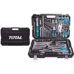 Kit con 142 chiavi a brugola, chiavi combinate, esagonali, pinze e altri accessori in valigetta antiurto BMC