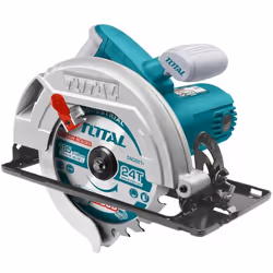Sega circolare elettrica 1400W TOTAL CARATTERISTICHE: Potenza assorbita: 1400W Tensione: 220-240V~50/60H Velocità max: 4800rp ...