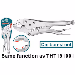Pinza regolabile CURCA Acciaio al Carbonio TOTAL CARATTERISTICHE: Misura: 250 mm HRC38° HRC48° Placcatura in Nickel PRODOTTO  ...