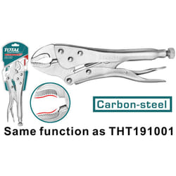 Total - pinza grip autobloccante regolabile ganasce concave a scatto 250mm