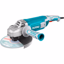 Smerigliatrice angolare 2400W TOTAL CARATTERISTICHE: Potenza: 2400W Velocità a vuoto: 6300 g/min Diametro disco: 230 mm Attac ...