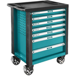 Carrello portautensili porta attrezzi officina contenitore 162pz Total