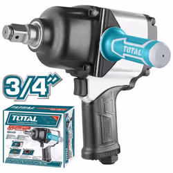 Avvitatore ad aria compressa 3/4" TOTAL CARATTERISTICHE: Attacco quadrato da 3/4" Velocità a vuoto: 4000 giri/min. Coppia di ...