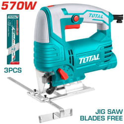 Total - seghetto alternativo 570W taglio 65mm legno acciaio