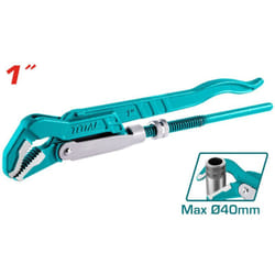 Total - chiave giratubo giratubi svedese pappagallo 1' ganascia 45° max Ø40mm
