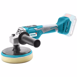 Lucidatrice da 150mm TOTAL CARATTERISTICHE: Batteria 20V (Non Inclusa)Velocità a vuoto: 500-2800 g/minDiametro base: 150mm Pr ...
