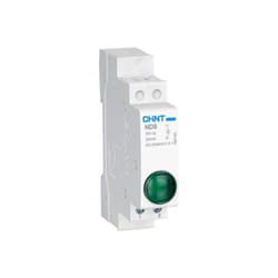 Indicatore luminoso modulare led Chint nd9 1m 0.3w 230vac verde - 594108