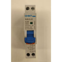 Chint - Interruttore mts compact 1p+n c20a 30ma 6ka ac-689003