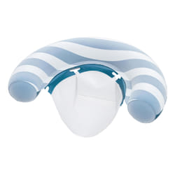 Bestway 43852 / 26 galleggiante da piscina e da spiaggia Blu, Bianco Fantasia PVC Sedia a sdraio galleggiante
