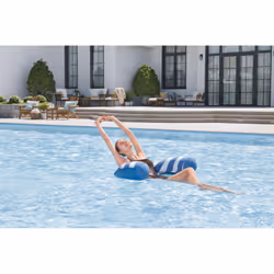 Bestway 43852 / 26 galleggiante da piscina e da spiaggia Blu, Bianco Fantasia PVC Sedia a sdraio galleggiante - Vista aggiuntiva 5