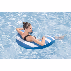 Bestway 43852 / 26 galleggiante da piscina e da spiaggia Blu, Bianco Fantasia PVC Sedia a sdraio galleggiante - Vista aggiuntiva 7