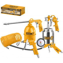 Set kit accessori compressore 5 pz Ingco AKT0051