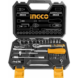 Ingco - valigetta bussole set 45 pz da 1/4 - HKTS14451