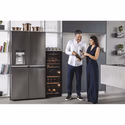 Haier Wine Bank 50 Serie 7 HWS77GDAU1 Cantinetta vino con compressore Libera installazione Nero 77 bottiglia/bottiglie - Vista aggiuntiva 4
