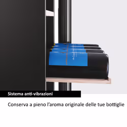 Haier Wine Bank 50 Serie 5 HWS79GDG Cantinetta vino con compressore Libera installazione Nero 79 bottiglia/bottiglie - Vista aggiuntiva 7