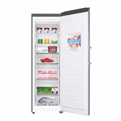Haier H2F-255FSAA Congelatore verticale Libera installazione 262 L E Acciaio inox