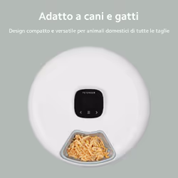 Petoneer PN-110027-01 distributore di cibo e acqua per cani e gatti Acrilonitrile butadiene stirene (ABS) Bianco Universale Alimentatore automatico per animali domestici - Vista aggiuntiva 6