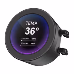 SAMA Gears Q70 Processore Raffreddatore di liquidi tutto in uno 12 cm Nero 1 pz - Vista aggiuntiva 4