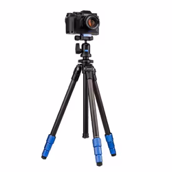 Benro TSL08CN00 treppiede Fotocamere digitali/film 3 gamba/gambe Nero, Blu - Vista aggiuntiva 5