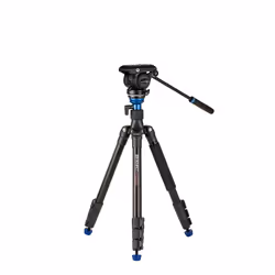 Benro A2883FS4PRO Aero, 3 gamba/gambe, Nero, 133,5 cm, 2,86 kg