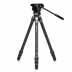 Benro TTOR24CLVS4PRO, 3 gamba/gambe, Nero, 158,5 cm, 2,48 kg