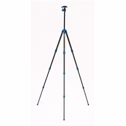 Benro TSSL08CN00P treppiede Fotocamere digitali/film 3 gamba/gambe Nero, Blu - Vista aggiuntiva 3