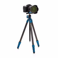 Benro TSSL08CN00P treppiede Fotocamere digitali/film 3 gamba/gambe Nero, Blu - Vista aggiuntiva 4