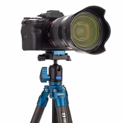 Benro TSSL08CN00P treppiede Fotocamere digitali/film 3 gamba/gambe Nero, Blu - Vista aggiuntiva 5