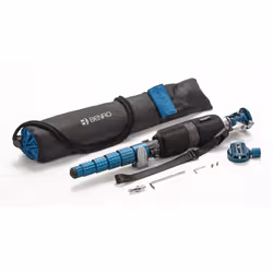 Benro MSD46C72 monopiede per fotocamera Fibra di carbonio Nero, Blu - Vista aggiuntiva 2