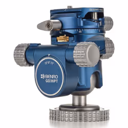 Benro GD36PT testa per treppiede Blu, Argento 1/4, 3/8" Palla (forma) - Vista aggiuntiva 3