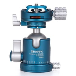 Benro NBBH3 testa per treppiede Nero, Blu Metallo 1/4, 3/8" Palla (forma)