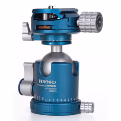 Benro NBBH3 testa per treppiede Nero, Blu Metallo 1/4, 3/8" Palla (forma) - Vista aggiuntiva 5