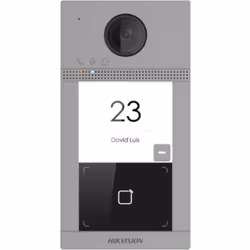 Hikvision Videocitofono Postazione esterna Wifi SURFACE 1 Button Metal Villa Door Station 2 MP camera with IR supplement One ...