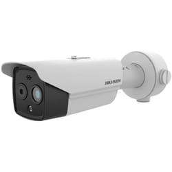 DS-2TD2628-10/QA Telecamera termica ip bullet dual biespectral 9,7mm HeatPro 256x192 4M IR30 luce bianca 30m IP67 12/24V/PoE - Hikvision