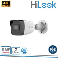 Bullet ip 8MP 2,8MM IR30 4K poe