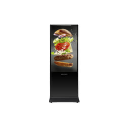 Hikvision DS-D6043UL-B/S visualizzatore di messaggi Design chiosco 108 cm (42.5") LED Wi-Fi 500 cd/m² 4K Ultra HD Nero Processore integrato Android 8.1 24/7