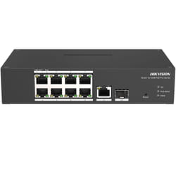 Hikvision DS-3T1310P-SI/HS switch di rete Gestito L2 Gigabit Ethernet (10/100/1000) Supporto Power over Ethernet (PoE) Nero