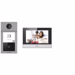Kit Videocitofono monofamiliare Hikvision 2 Megapixel con postazione esterna a parete e 1 monitor Touch Wifi con pannello 7″ ...