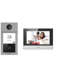 Kit Videocitofono Monofamiliare poe ip 2 fili Hikvision DS-KIS604-P 7 Pollici