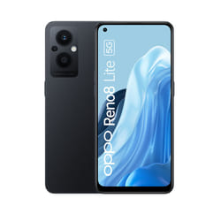 OPPO Reno RENO8 Lite Smartphone, AI Tripla fotocamera 64+2+2MP, RAM 8GB(Esp 10GB/11GB/13GB) + ROM 128GB espand.(1TB), Cosmic Black