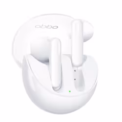 OPPO Enco Air3 Auricolari True Wireless, 25h di Autonomia, Driver da 13.4mm, Bluetooth 5.3, Raggio 10m, Controlli Touch, Cancellazione del rumore IA, Android e iOS, IP54, [Versione Italiana], White
