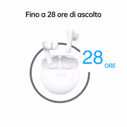 OPPO Enco Buds2, Auricolari True Wireless, Bluetooth 5.2, in-ear, Cancellazione rumore in chiamata, Comandi Touch, Audio Binaurale, Compatibili Android / iOS [Versione Italiana], Midnight Black - Vista aggiuntiva 7