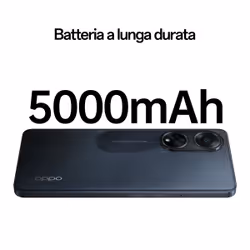 OPPO A98 Smartphone, AI Tripla fotocamera 64+2+2MP, Display 6.72” 120HZ LDC FHD+, RAM 8(Esp 4GB/6GB/8GB)+ROM 256 GB (esp1TB), IPX4, Cool Black - Vista aggiuntiva 3